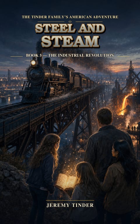 Steel and Steam — The Industrial Revolution (Book 5 cover)