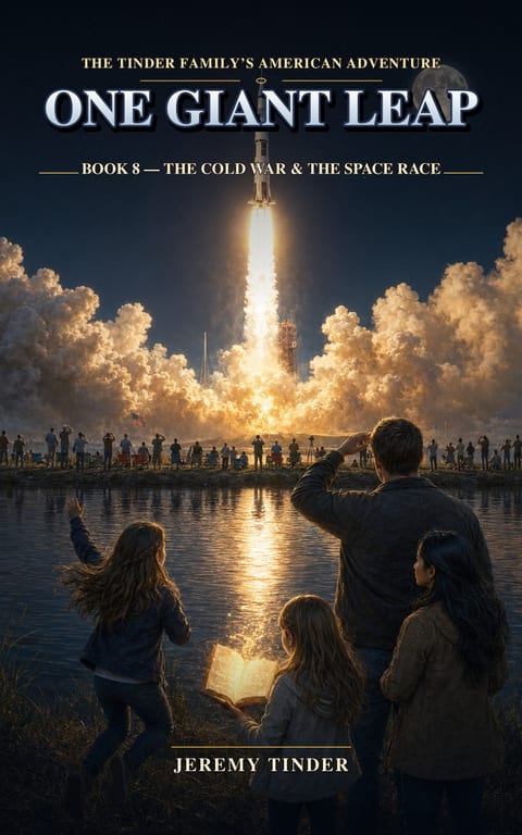 One Giant Leap — The Cold War & the Space Race (Book 8 cover)